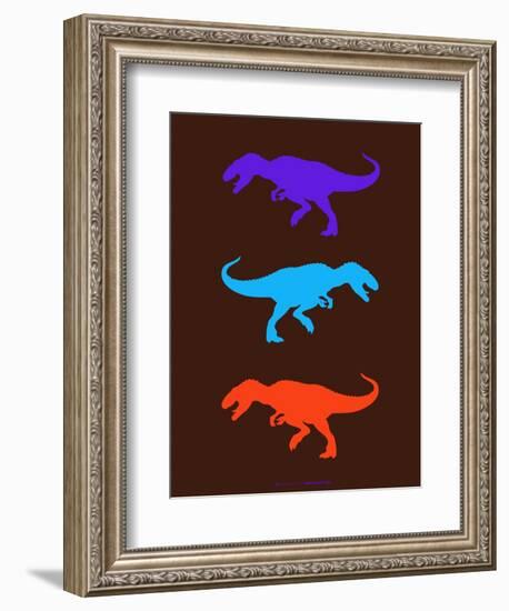 Dinosaur Family 24-NaxArt-Framed Art Print