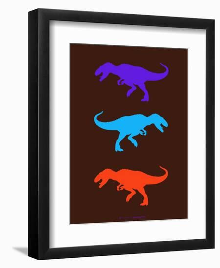 Dinosaur Family 24-NaxArt-Framed Art Print