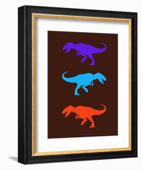 Dinosaur Family 24-NaxArt-Framed Art Print