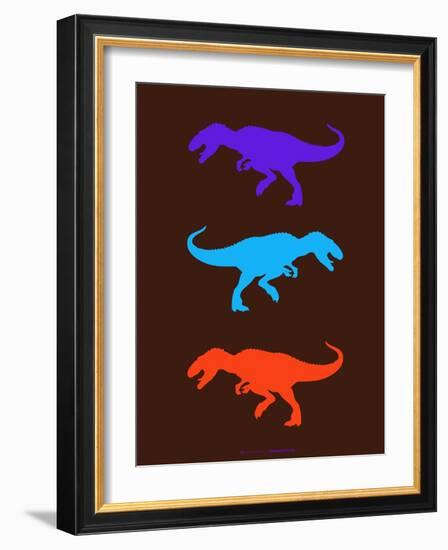 Dinosaur Family 24-NaxArt-Framed Art Print