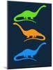 Dinosaur Family 25-NaxArt-Mounted Art Print