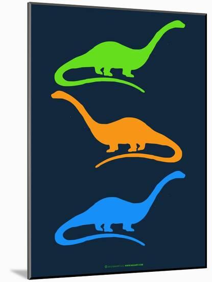 Dinosaur Family 25-NaxArt-Mounted Art Print