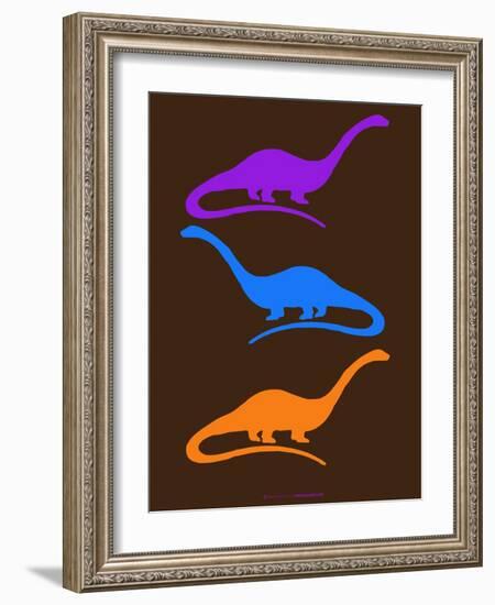 Dinosaur Family 26-NaxArt-Framed Art Print