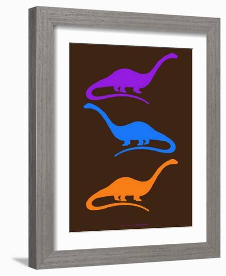 Dinosaur Family 26-NaxArt-Framed Art Print