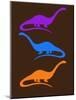 Dinosaur Family 26-NaxArt-Mounted Art Print