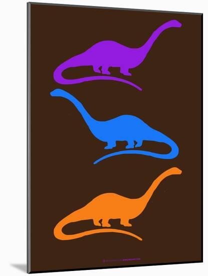 Dinosaur Family 26-NaxArt-Mounted Art Print