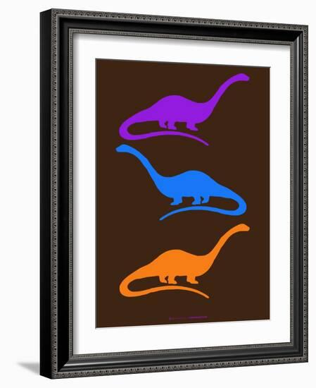 Dinosaur Family 26-NaxArt-Framed Art Print