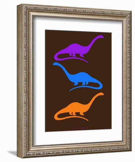 Dinosaur Family 26-NaxArt-Framed Art Print