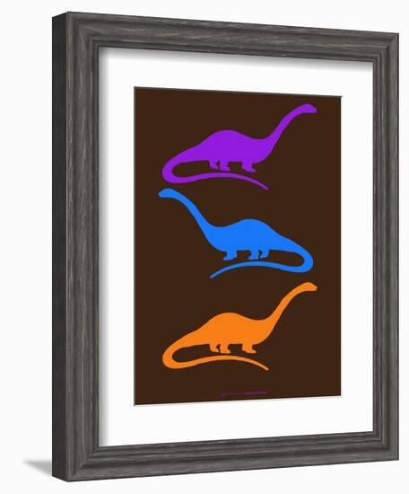 Dinosaur Family 26-NaxArt-Framed Art Print