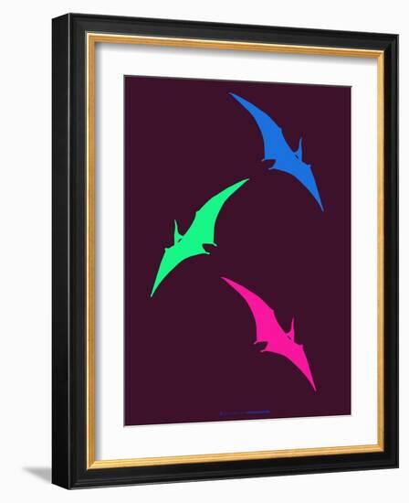 Dinosaur Family 29-NaxArt-Framed Art Print