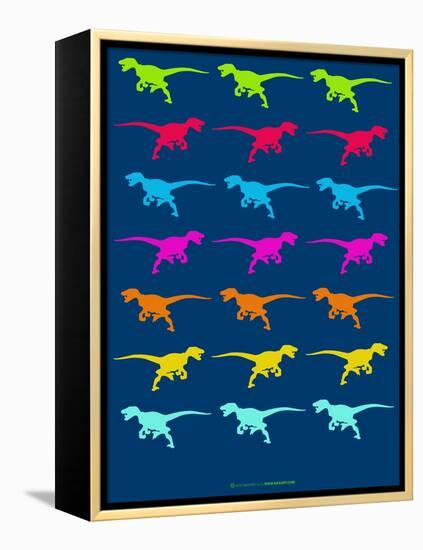 Dinosaur Family 5-NaxArt-Framed Stretched Canvas