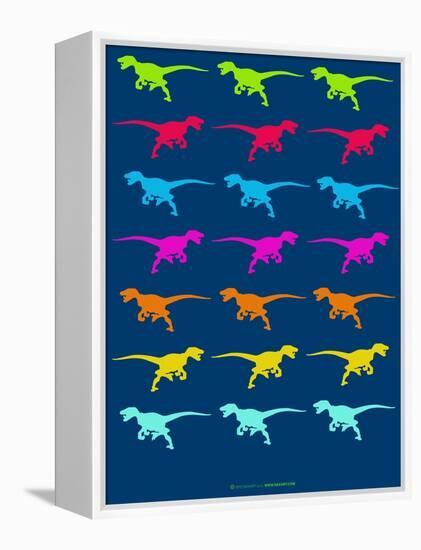 Dinosaur Family 5-NaxArt-Framed Stretched Canvas