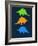 Dinosaur Family 8-NaxArt-Framed Art Print