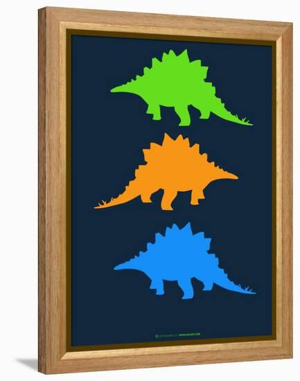 Dinosaur Family 8-NaxArt-Framed Stretched Canvas