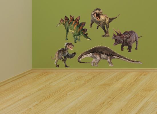 Dinosaur Group Layout Wall Decal by | Art.com