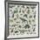 Dinosaur Pattern-GooseFrol-Framed Art Print