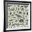 Dinosaur Pattern-GooseFrol-Framed Premium Giclee Print