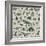 Dinosaur Pattern-GooseFrol-Framed Premium Giclee Print