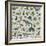 Dinosaur Pattern-GooseFrol-Framed Premium Giclee Print