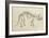 Dinosaur Study II-Ethan Harper-Framed Premium Giclee Print