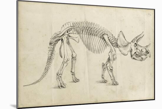 Dinosaur Study II-Ethan Harper-Mounted Art Print