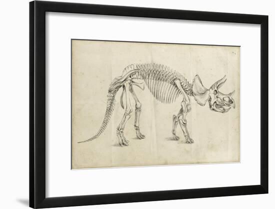 Dinosaur Study II-Ethan Harper-Framed Art Print