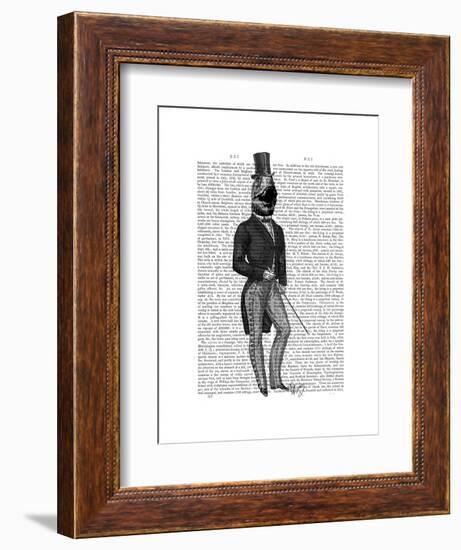 Dinosaur TRex Man 2-Fab Funky-Framed Art Print