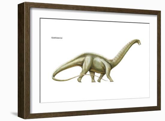 Dinosaur-Encyclopaedia Britannica-Framed Art Print