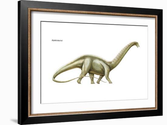 Dinosaur-Encyclopaedia Britannica-Framed Art Print