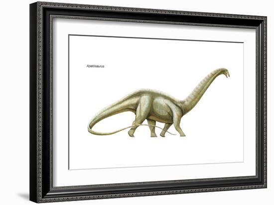 Dinosaur-Encyclopaedia Britannica-Framed Art Print