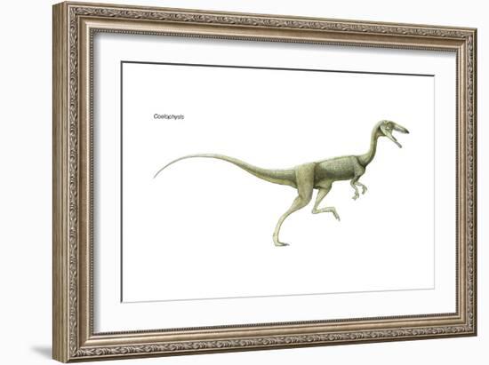 Dinosaur-Encyclopaedia Britannica-Framed Art Print