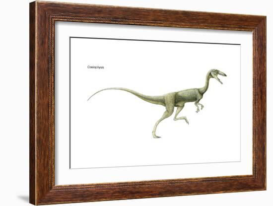 Dinosaur-Encyclopaedia Britannica-Framed Art Print