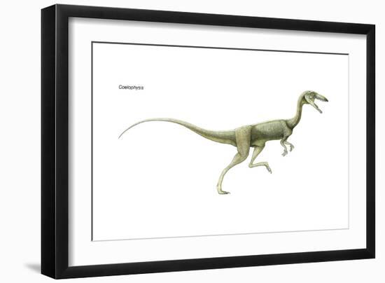 Dinosaur-Encyclopaedia Britannica-Framed Art Print