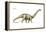 Dinosaur-Encyclopaedia Britannica-Framed Stretched Canvas