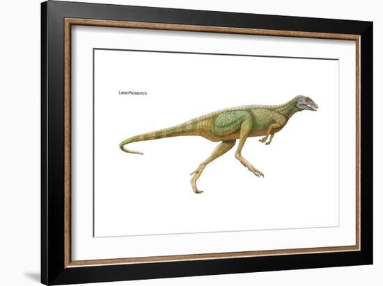 Dinosaur-Encyclopaedia Britannica-Framed Art Print