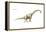 Dinosaur-Encyclopaedia Britannica-Framed Stretched Canvas