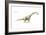 Dinosaur-Encyclopaedia Britannica-Framed Art Print