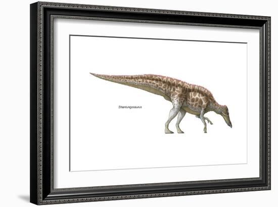 Dinosaur-Encyclopaedia Britannica-Framed Art Print