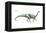 Dinosaur-Encyclopaedia Britannica-Framed Stretched Canvas