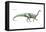 Dinosaur-Encyclopaedia Britannica-Framed Stretched Canvas