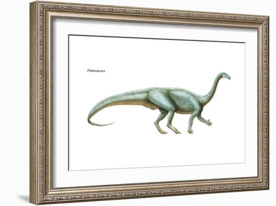 Dinosaur-Encyclopaedia Britannica-Framed Art Print