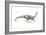 Dinosaur-Encyclopaedia Britannica-Framed Art Print