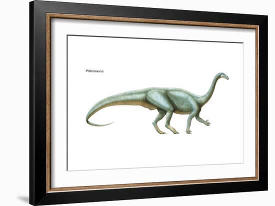 Dinosaur-Encyclopaedia Britannica-Framed Art Print