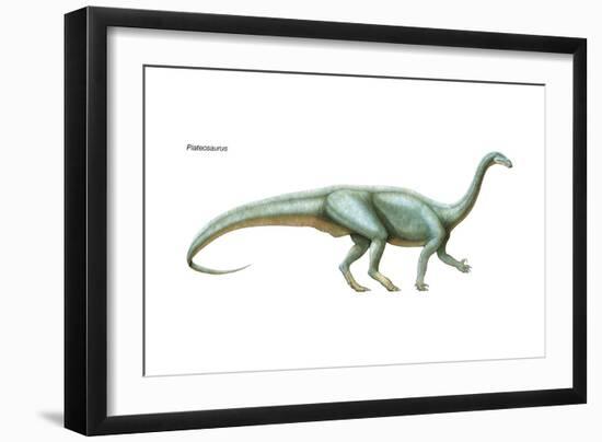 Dinosaur-Encyclopaedia Britannica-Framed Art Print