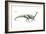 Dinosaur-Encyclopaedia Britannica-Framed Art Print