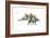 Dinosaur-Encyclopaedia Britannica-Framed Art Print