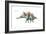 Dinosaur-Encyclopaedia Britannica-Framed Art Print