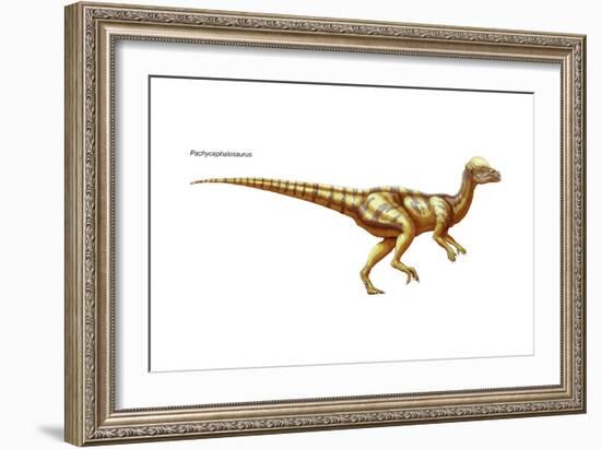 Dinosaur-Encyclopaedia Britannica-Framed Art Print