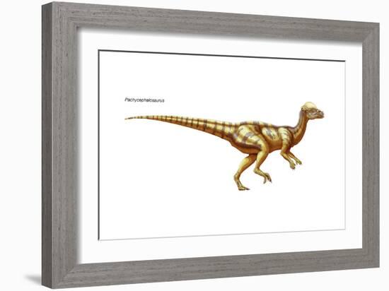 Dinosaur-Encyclopaedia Britannica-Framed Art Print