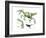 Dinosaur-Encyclopaedia Britannica-Framed Art Print